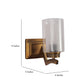 Gold Metal Wall Light - NO-3-1W-MIX - Included Bulb