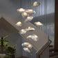 Stellar Blaze Duplex Chandelier – Luxury Meteor-Inspired Lighting for Duplex & Atriums