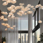 Stellar Blaze Duplex Chandelier – Luxury Meteor-Inspired Lighting for Duplex & Atriums