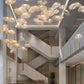Stellar Blaze Duplex Chandelier – Luxury Meteor-Inspired Lighting for Duplex & Atriums