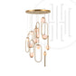 Aurelio Duplex Chandelier – Luxury Frosted Glass Pendant Light for Duplex Staircases
