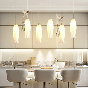 Avoria Bloom Chandelier – Modern Floral-Inspired Luxury Lighting for Living & Dining Spaces