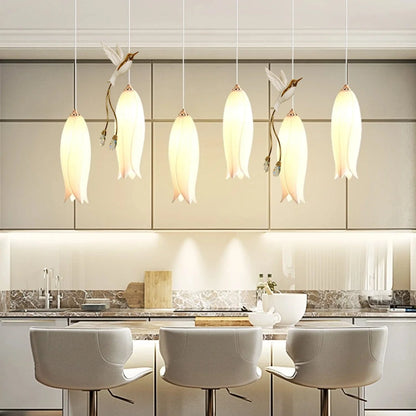 Avoria Bloom Chandelier – Modern Floral-Inspired Luxury Lighting for Living & Dining Spaces