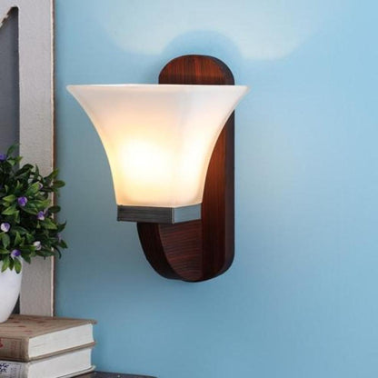 Waitara Yellow Glass Wall Sconces | S-35-1W | Included Bulb | Eliante by Jainsons Lights
