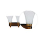 Kilda Yellow Glass Wall Sconces | S-136-2W | Included Bulb | Eliante by Jainsons Lights