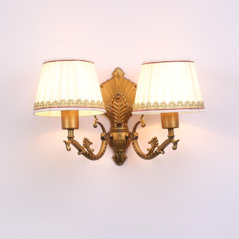 Burnie Yellow Fabric Wall Sconces | S-132-2W | Included Bulb | Eliante by Jainsons Lights