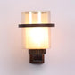 Lavery Glass Wall Mounted Uplight Sconce (Brown) | S-116-1W | Included Bulb | Eliante by Jainsons Lights