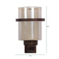 Lavery Glass Wall Mounted Uplight Sconce (Brown) | S-116-1W | Included Bulb | Eliante by Jainsons Lights