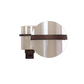 Lavery Glass Wall Mounted Uplight Sconce (Brown) | S-116-1W | Included Bulb | Eliante by Jainsons Lights