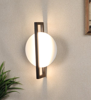 Eliante by Jainsons Lights | Black Iron Wall Light | OLLA-9WT