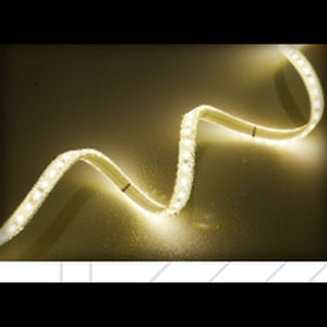 JS-LYT 24V CCT Tunable LED Strip - lit warm white (generic 2835 strip reference photo)
