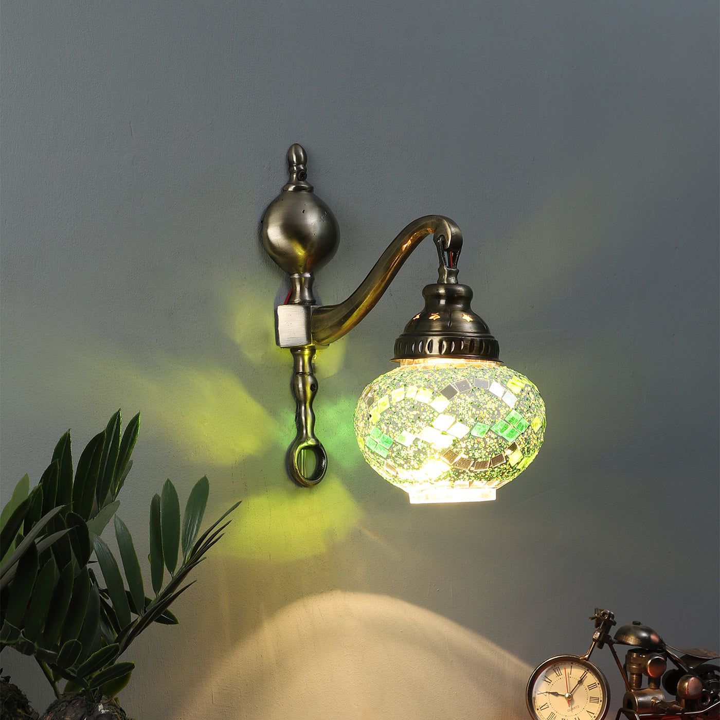 Antique brass Metal Wall Light PUMPING-1W-WALL