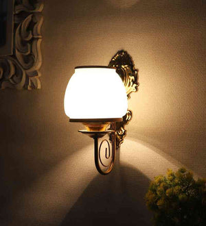 Nuvion Gold Iron Wall Light  | E27 holder | Included Bulb | Eliante by Jainsons Lights