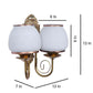 Luxiris Gold Iron Wall Light  | E27 holder | Included Bulb | Eliante by Jainsons Lights