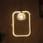 Eliante by Jainsons Lights | Gold Iron Hanging Light | R01-RECT-1LP