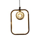 Eliante by Jainsons Lights | Gold Iron Hanging Light | R01-RECT-1LP
