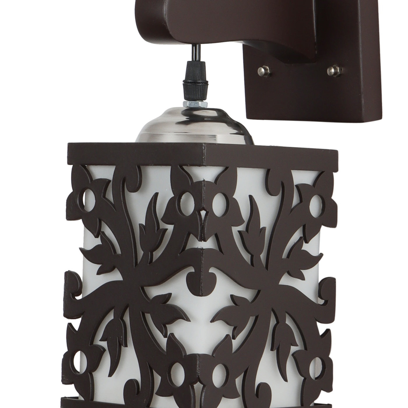 Black Wood Wall Light - RA-125-1W - Included Bulb
