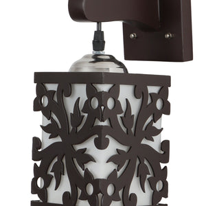 Black Wood Wall Light - RA-125-1W - Included Bulb