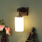Black Wood Wall Light - RA-90-1W - Included Bulb