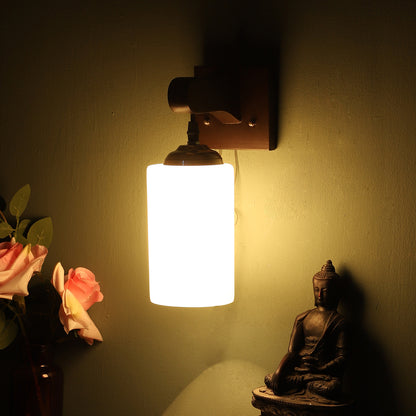 Black Wood Wall Light - RA-90-1W - Included Bulb