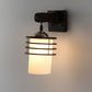 Black Wood Wall Light - RA-96-1W - Included Bulb