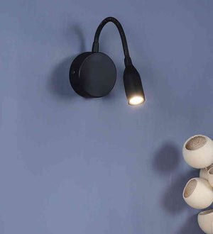 Xytrex Black Iron Wall Light  | Inbuilt LED | Included Bulb | Eliante by Jainsons Lights