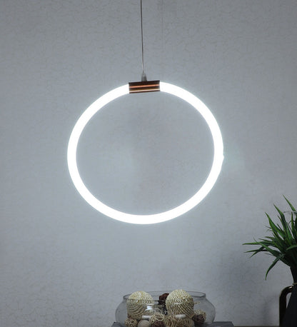Eliante by Jainsons Lights-Led Hanging Lights-RJ-1112-1LP-WH-Inbuilt LED
