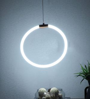 Eliante by Jainsons Lights-Led Hanging Lights-RJ-1112-1LP-WH-Inbuilt LED