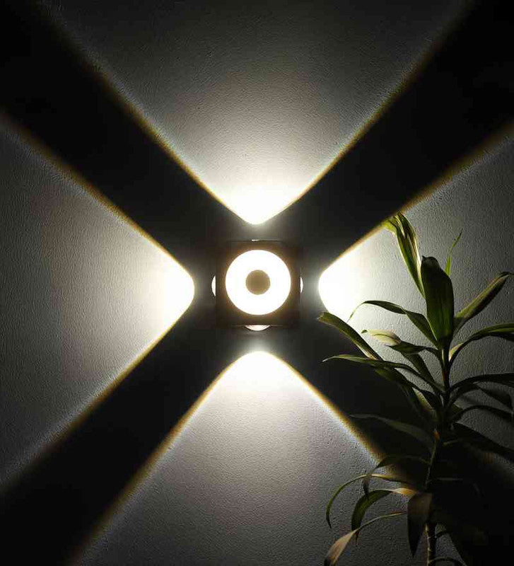 Brightra Black Aluminium Wall Light  | Inbuilt LED | Included Bulb | Eliante by Jainsons Lights
