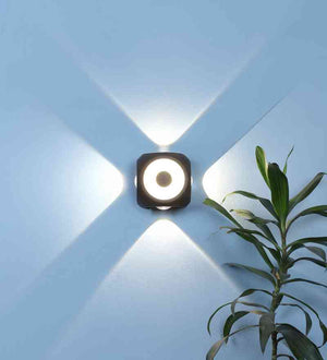 Brightra Black Aluminium Wall Light  | Inbuilt LED | Included Bulb | Eliante by Jainsons Lights