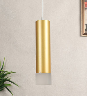 Eliante by Jainsons Lights | Gold Iron Hanging Light | RJ-HL-Cylender