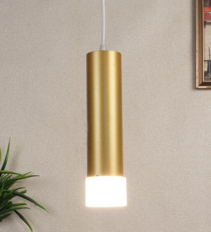 Eliante by Jainsons Lights | Gold Iron Hanging Light | RJ-HL-Cylender