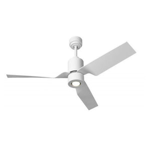 JS-LXR Modern Designer 50" Ceiling Fan LUX 1001 Matt White Body & 4 Durable ABS Blades