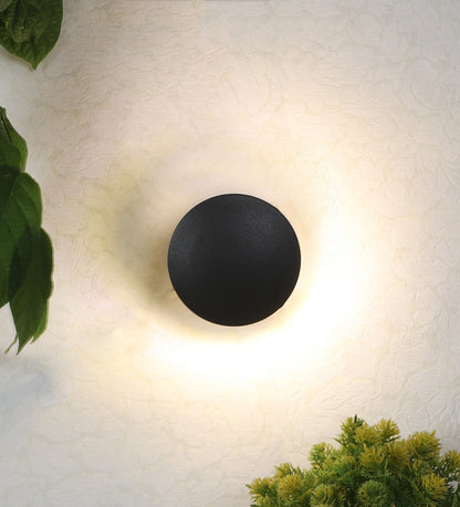 Eliante by Jainsons Lights-Decorative Outdoor Wall Light-ROUND-WAY-Inbuilt LED