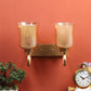 Gold Metal Wall Light - RS-02-2W - Included Bulb