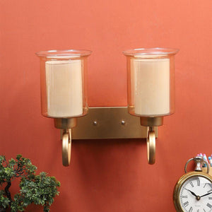 Gold Metal Wall Light - RS-03-2W - Included Bulb