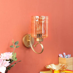 Gold Metal Wall Light - RS-04-1W-RD - Included Bulb