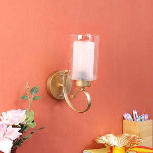 Gold Metal Wall Light - RS-06-1W-RD - Included Bulb