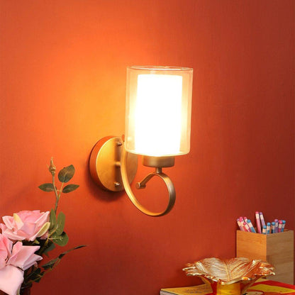 Gold Metal Wall Light - RS-07-1W-SQ - Included Bulb