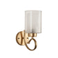 Gold Metal Wall Light - RS-07-1W-SQ - Included Bulb