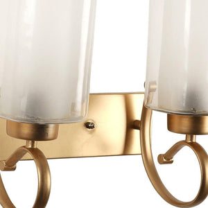 Gold Metal Wall Light - RS-07-2W-SQ - Included Bulb