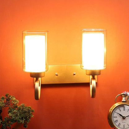 Gold Metal Wall Light - RS-08-2W-SQ - Included Bulb