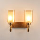 Gold Metal Wall Light - RS-08-2W-SQ - Included Bulb