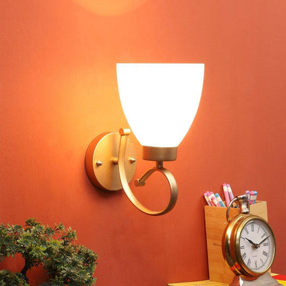 Gold Metal Wall Light - RS-09-1W - Included Bulb