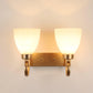 Gold Metal Wall Light - RS-09-2W - Included Bulb