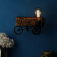 Black Metal Wall Light - Riksha-Wall - Included Bulb