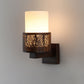 Wooden Metal Wall Light - S-195-1W - Included Bulb