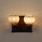 wooden Wood Wall Light - S-208A-2W - Included Bulb