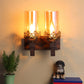 Wooden Wood Wall Light - S-220-2W - Included Bulb