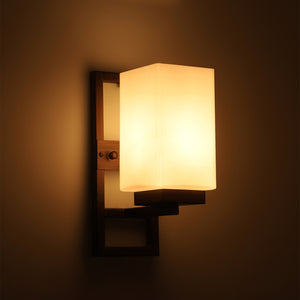Wooden Metal Wall Light - S-231-0W - Included Bulb